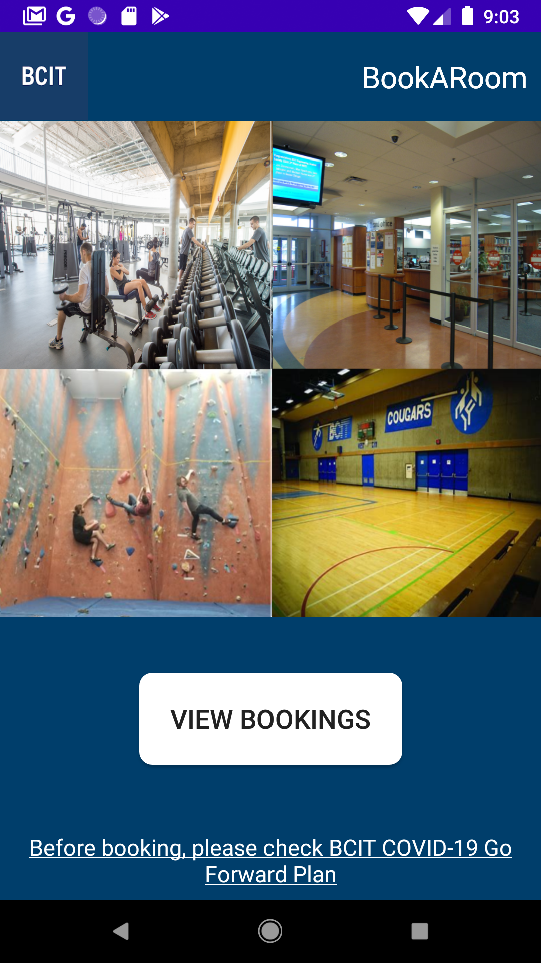 Welcome page